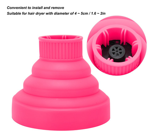 Difusor De Cabello Colapsible Universal Difusor Portable