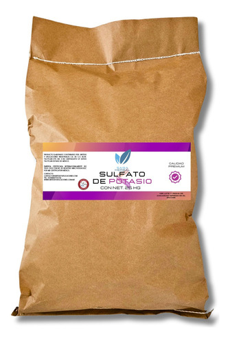 Sulfato De Potasio 25 Kg