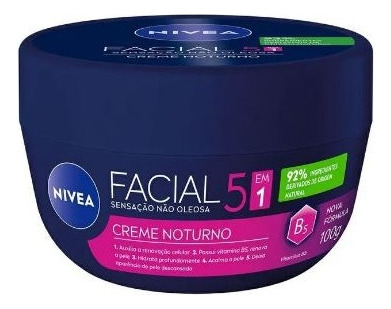 Creme Hidratante Facial Noturno 5 Em 1 - Nivea 