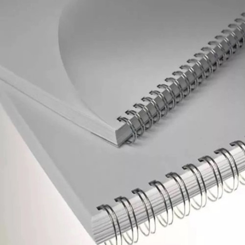 Bobina Wire-o Prata 7/16 3x1 Para 85fls 34.500 Anéis