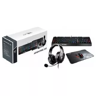 Combo Gamer Msi 4 En 1 Adventure 202teclado + Mouse + Auricu