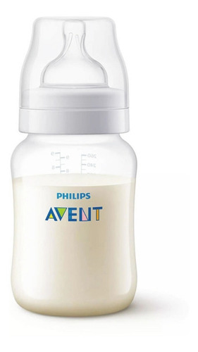 Imagen 3 de 7 de Mamadera Avent Anticolic 260ml + 2 Tetinas (3+ Y 6+)