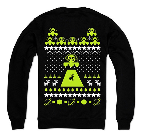 Playera Ugly Christmas Sweaters Navideños Alien Extraterrest