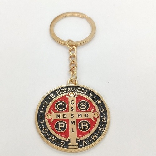 Chaveiro Medalha São Bento Resinado