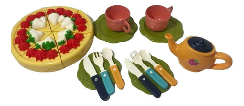 Juego De Comida Infantil 20 Piezas Con Taza, Donas, Platos +