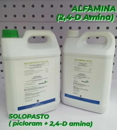 Imagen 1 de 1 de Herbicidas Solo Pasto Es = Potreron  Picloram + 2,4- D 