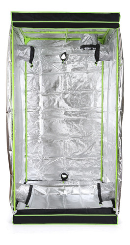 Carpa Indoor Cultivo Femmto 80 X 80 X 160 Invernadero Jardin Mylar Recto Verde