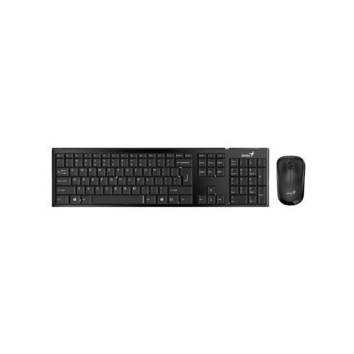 Imagen 1 de 5 de Combo Kit Teclado Y Mouse Inalambrico Genius Slimstar 8000se