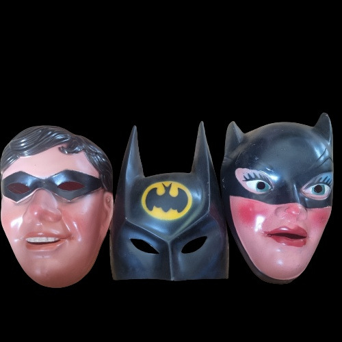 Máscaras Antigas Batman-batgir-robin (k 9)