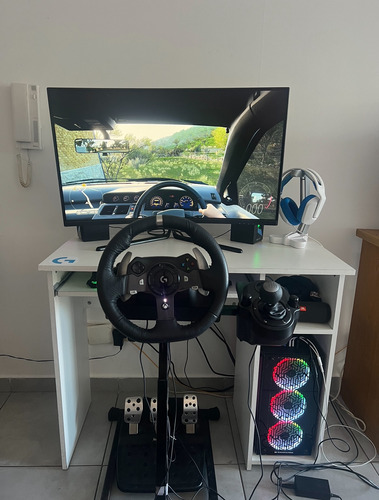 Volante Logitech G920 + Pedalera-palanca De Cambios-soporte