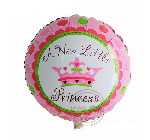 10 Globos Nueva Princesa / Principe 45 Cm Baby Shower Nacimi