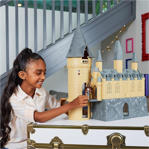Harry Potter, Mini Castillo De Hogwarts Con Luces Y Sonido