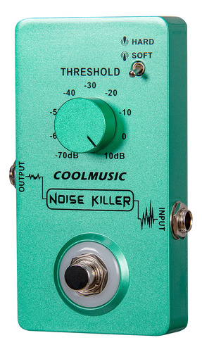 Coolmusic Noise Killer Effect Pedal True Bypass Noise Gate