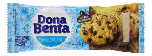 Biscoito Dona Benta de original com gotas de chocolate 60 g