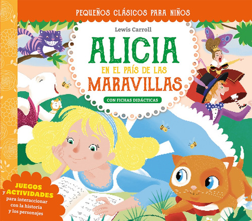 Pequeños Clasicos Para Niños: Alicia En El Pais De Las Maravillas, De Lewis, Carroll. Editorial Picarona, Tapa Blanda, Edición 1 En Español