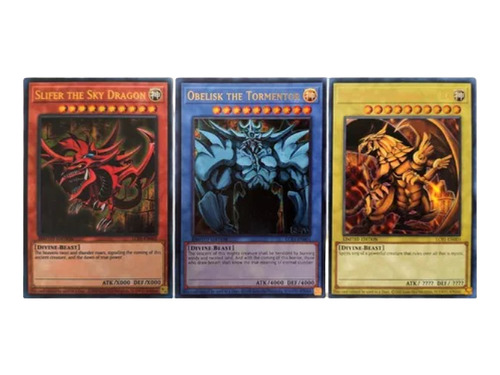 Combo Dioses Egipcios Yu-gi, Originales! Ra,obelisk, Slifer.