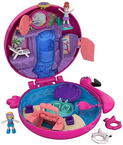 Flamingo floatie polly pocket deals