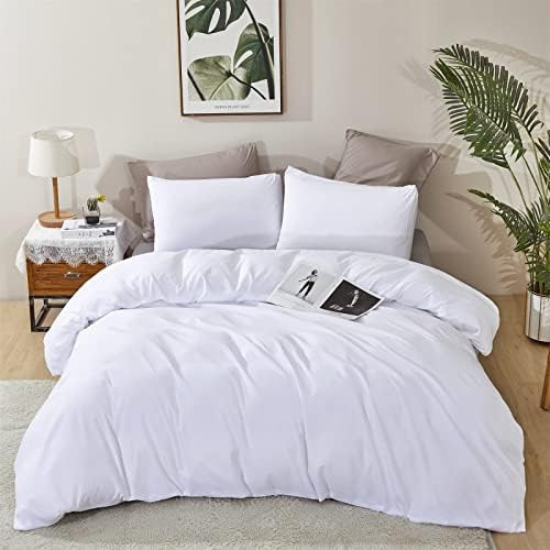 Karever Juego De Edredón Blanco Cal King Pure White Beddig S