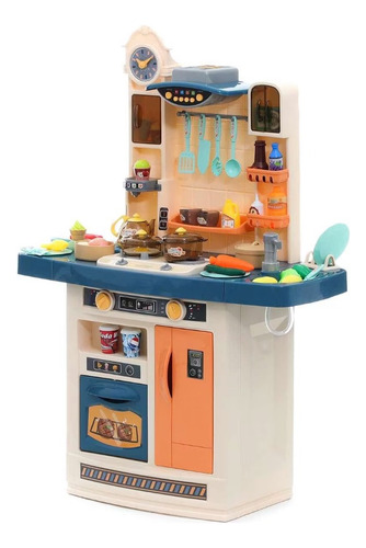 Cocina Cocinita Infantil Luz, Sonido Y Agua 54 Piezas