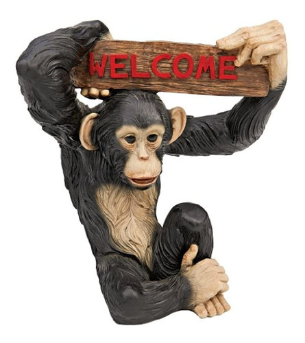 Design Toscano Monkey Business Selva Estatua De Bienvenida