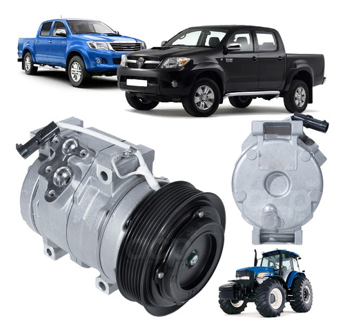 Compressor Ar Condicionado Toyota Hilux 2011 2012 2013 2014