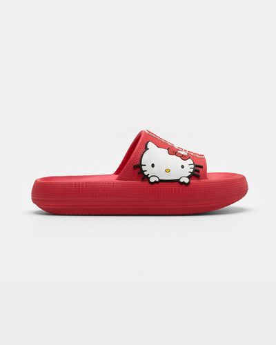 Sandalia Roja Hello Kitty Para Dama Red Rubby Drop