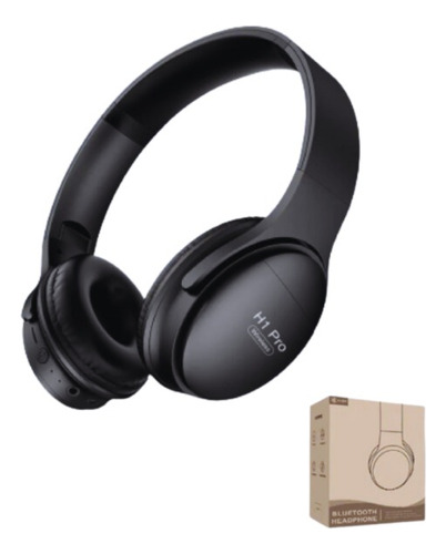 Auriculares Vincha Inalambricos Bluetooth H1 Negro