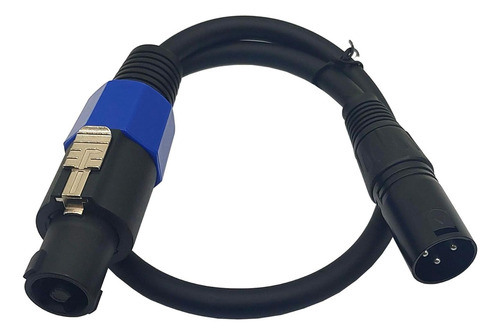 Cabo De Áudio, Mtueranc, Speakon Para Xlr Macho, 50 Cm