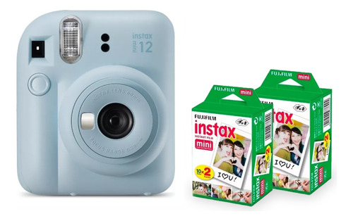 Camara Fuji Instax Mini 12 Polaroid Selfie + Rollo 40 Fotos*