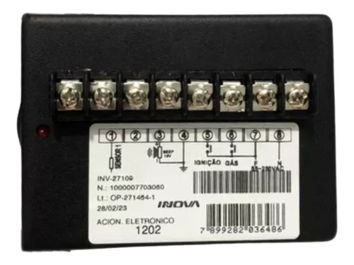 Acionador Eletrônico Alarme Falta De Chama Inv-27109