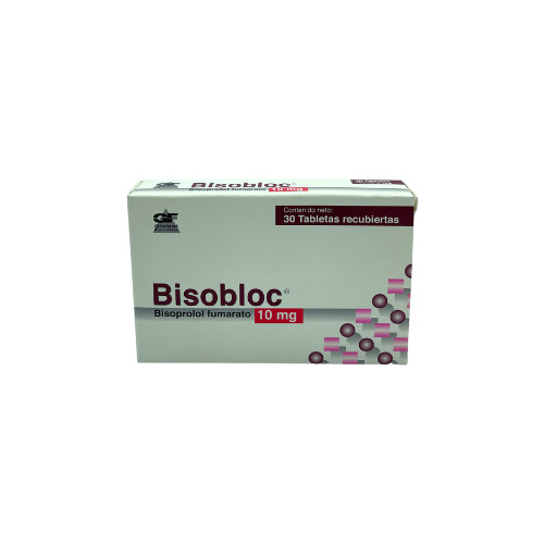 Bisobloc (bisoprolol) 10mg X 30 Tabletas (global Farma)