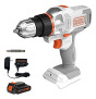 Broca Black+decker, 20 V, Máx., Color Blanco