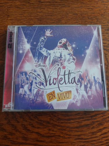Violetta En Vivo Disney - Cd Y Dvd Como Nuevo! Tini 2 Discos