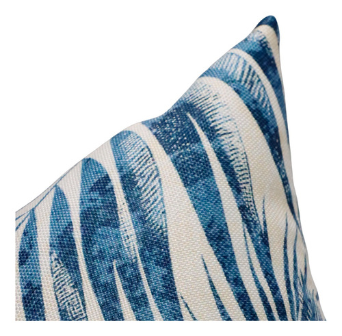 Set 3 Cojines Decorativos Rellenos Cierre 45cm Sala, Cama Azul Marino Diferentes Diseños