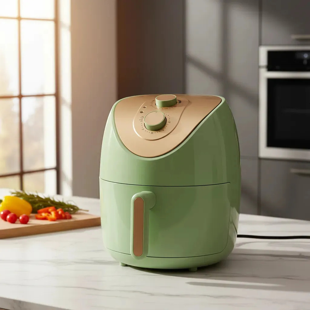 Fritadeira Air Fryer Home Land 4l Cores Cor Verde-claro
