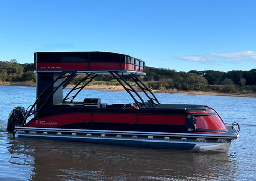 Pontoon Solara 300 Double Deck - Só Casco Com Itens De Série