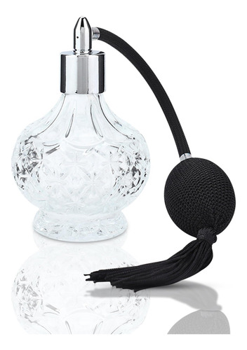 Botella De Perfume De Cristal Retro 80 Ml Rellenable Vacío