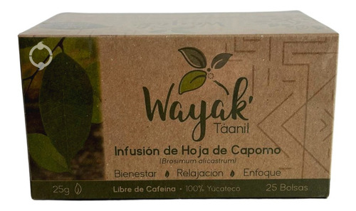 Infusión De Hoja De Capomo Natural | Libre De Cafeína