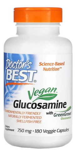 Doctor's Best Sulfato De Glucosamina Vegano 180 Capsulas Sabor S/n