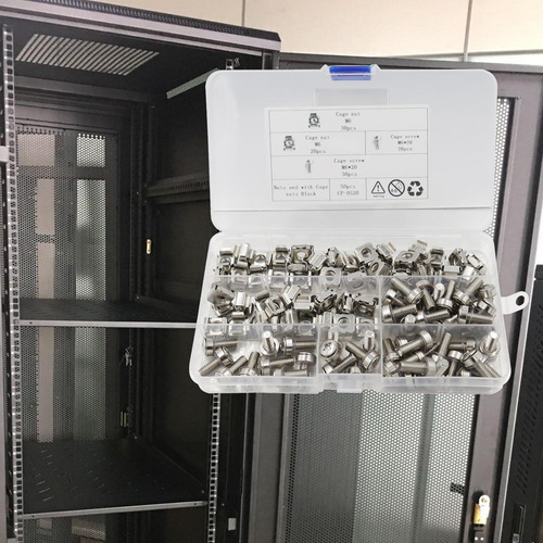 50 Porcas Da Gaiola Dos Pces M6 E Parafusos De Montagem