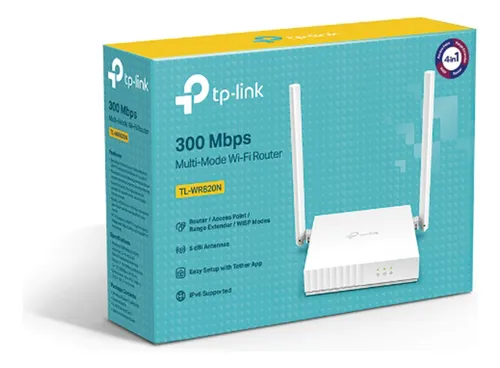 TL-WR820N ROUTER TPLINK INALAMBRICO N300 2 ANTENAS EXTER
