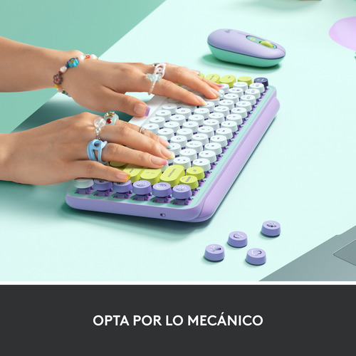 Logitech Pop Keys Teclado Mecánico Inalámbrico Daydream