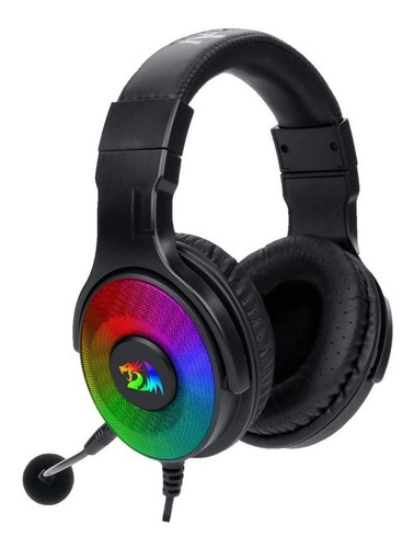 Imagen 2 de 8 de Auricular Gamer Redragon Pandora 7.1 H350 Rgb Con Cable Usb