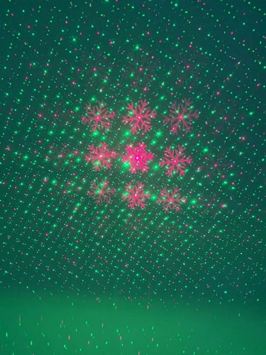Proyector Laser Multipuntos Audiorítmico Fijo Tripie Navidad