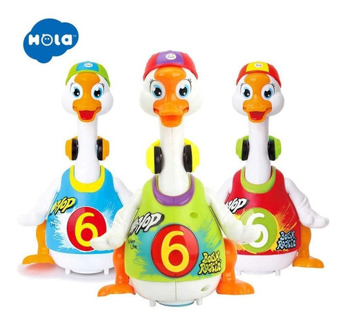 Pato Ganzo Baila Camina Luz Y Sonido Hola 828 Didactico Edu