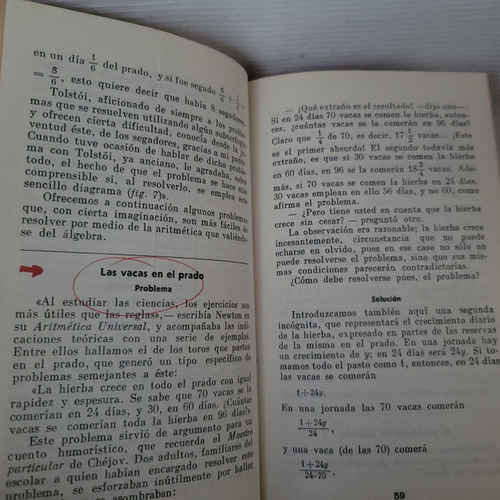 Imagen 9 de 10 de Algebra Recreativa Yakov Perelman Mir Moscu 1978 Tapa Dura