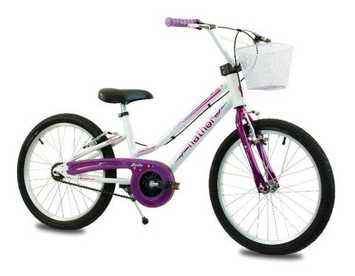 Bicicleta Infantil Aro 20 Feminino Lilás Nathor