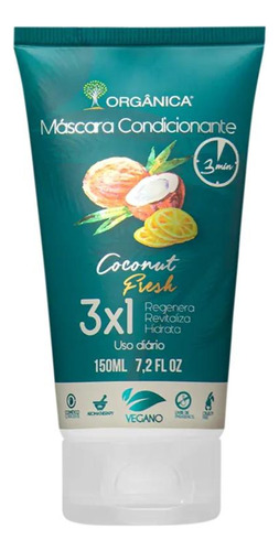 Orgânica Coconut Fresh Máscara Condicionadora 150ml