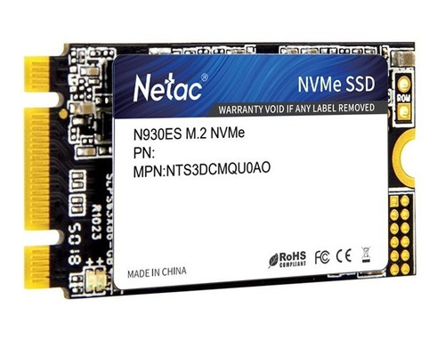 Disco Solido Interno Netac 256gb M.2 2242 Nvme N930es Gen3x2