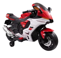 Comprar Moto Apache Eléctrica Luz Y Claxon Montable 6v Roja 3-6 Años Color Rojo